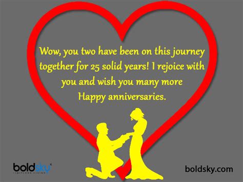 25th Wedding Anniversary Wishes, Quotes And Images For Couples ...