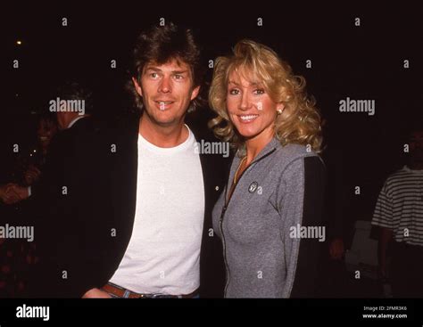 David Foster and Linda Hamilton Circa 1980's Credit: Ralph Dominguez/MediaPunch Stock Photo - Alamy