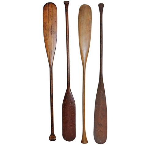 Antique Wooden Oars | Wooden oars, Modern nautical, Canoe paddle