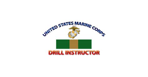 USMC - Marine Corps Drill Instructor w Ribbon - Usmc Marine Corps Drill Instructor - Hoodie ...