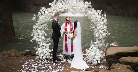 A Dream Elopement In Front Of A Waterfall In Bali For $2.9K