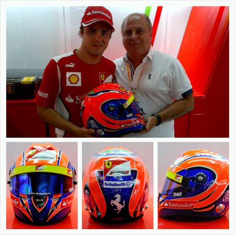 Miss Paddock: Felipe Massa new helmet for the Brazil Gp