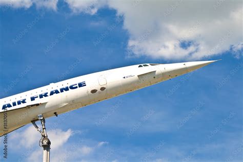 aircraft Concorde in the museum in Sinsheim Stock Photo | Adobe Stock