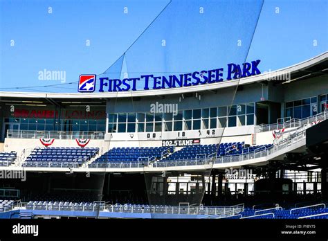 The First Tennessee Park baseball stadium in Nashville Stock Photo ...