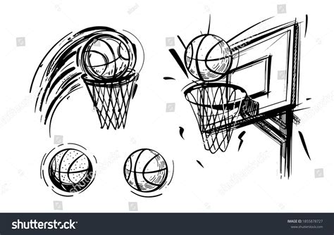 12,224 Basketball Sketch Images, Stock Photos & Vectors | Shutterstock