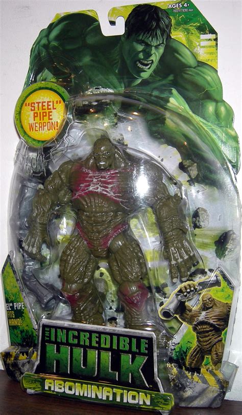 Abomination Figure 2008 Hulk Movie Steel Pipe Weapon