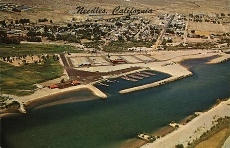 Aerial View Needles, CA Postcard