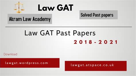 Law GAT past papers visit http://lawgat.wordpress.com/ | Past papers ...