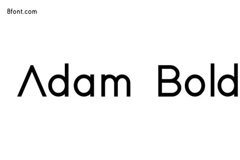 Adam Bold Font - Free Download Fonts