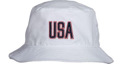 Under Armour Armourvent Usa Bucket Hat in White for Men - Lyst