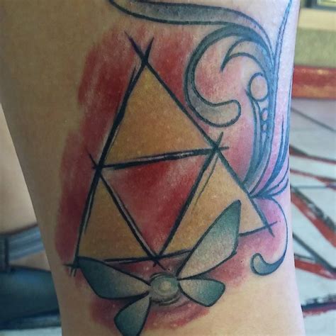 85+ Mighty Triforce Tattoo Designs & Meaning - Discover The Golden Power