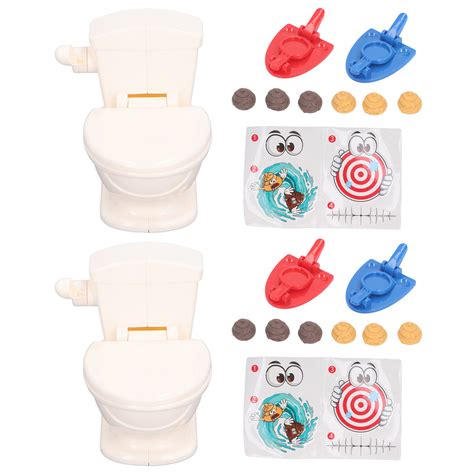 Funny Toilet Seat Trick Toy with 3D Poop Effect Portable Simulation Toilet Seat Prank Trick Toy ...