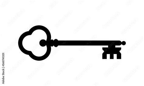 Key Logo Design Vector Stock Vector | Adobe Stock