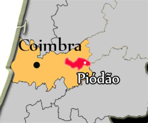 Piodão Mapa - Portugal Cidades