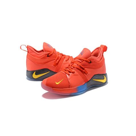 Paul George Nike PG 2 Orange Men's Basketball Shoes, Nike Outlet, Nike ...