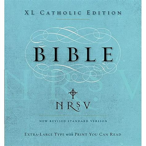 Catholic Bible-NRSV-Extra Large Print - Walmart.com - Walmart.com