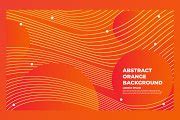 abstract orange gradient background | Illustrator Graphics ~ Creative Market