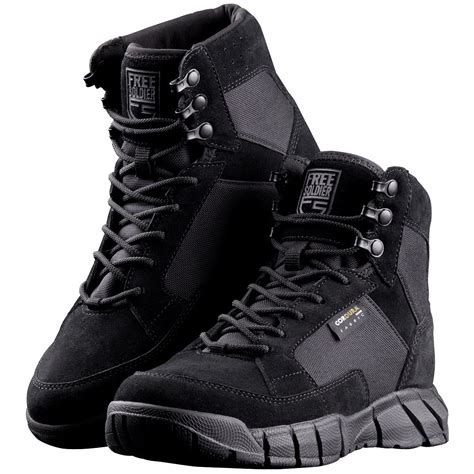 Buy FREE SOLDIER Men's Boots 6 Inches Lightweight Boots for Hiking Work ...