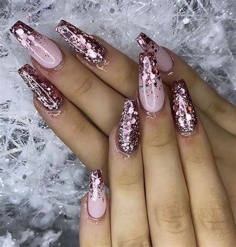 49 Best Glitter Nail Art Ideas For Glam Looks glam nails, glitter nail ...