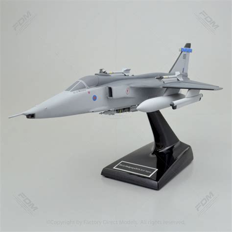 Sepecat Jaguar GR3A Fighter Bomber Plane Model Airplane | Factory ...