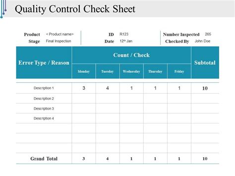 Control Sheet ~ Excel Templates