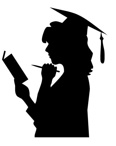 Free Graduation Girl Silhouette, Download Free Graduation Girl Silhouette png images, Free ...