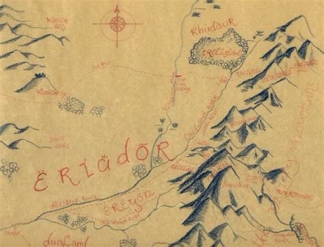 Middle Earth Map Eriador