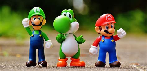 3840x2160px | free download | HD wallpaper: Focus Photo of Super Mario, Luigi, and Yoshi ...