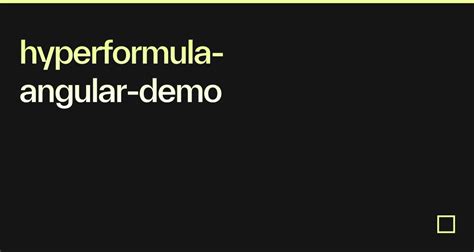 milligram examples - CodeSandbox