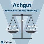 Achgut: Eine starke oder nur eine rechte eigene Meinung? - NEOPresse - Unabhängige Nachrichten