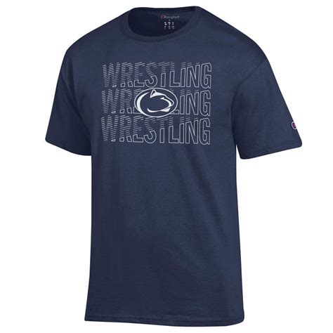 Penn State Nittany Lions Wrestling State Outline Champion Crewneck ...