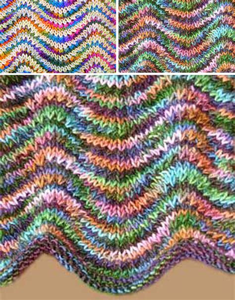 Stockinette Chevron - Free Pattern | Dishcloth knitting patterns, Scarf knitting patterns ...