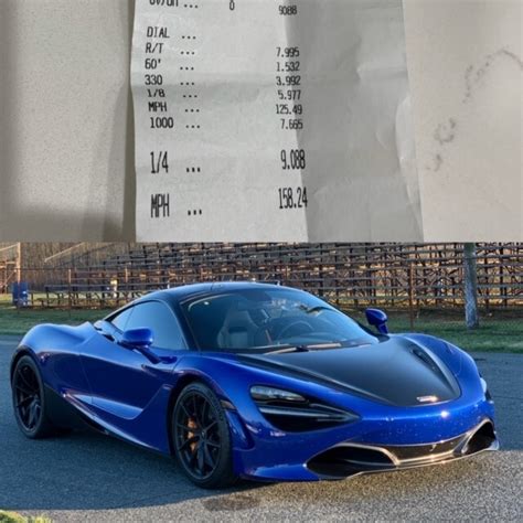 2019 McLaren 720S 1/4 mile Drag Racing timeslip specs 0-60 - DragTimes.com