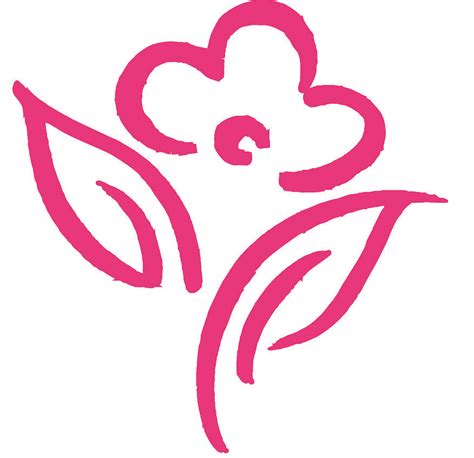 Logo – Pink Flower – Le Jardinet