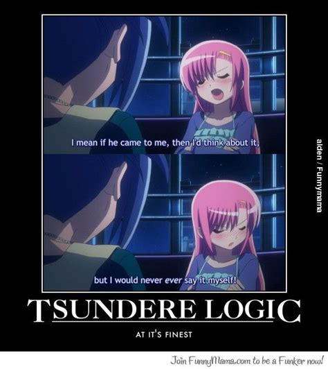 Tsundere Logic | Tsundere, Anime, Anime memes