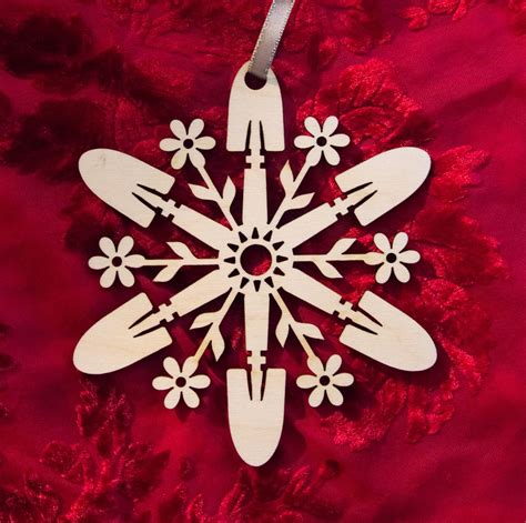 Pin on Laser-Cut Wood Snowflake Ornaments by Kismet Craft Studio