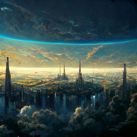 ArtStation - A Future City In The Sky