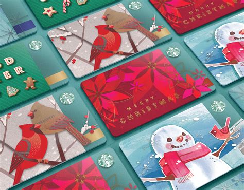 Starbucks Gift Cards 02 Holiday on Behance