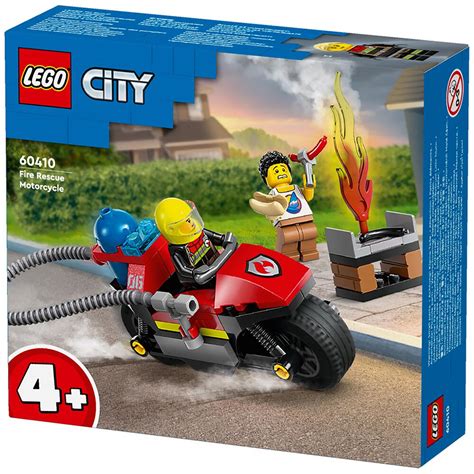 LEGO City Fire Rescue Motorcycle Building Set 60410 Ages 4+