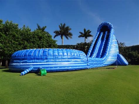 Large Cyclone 32ft Tall Massive Inflatable Water Slides For Big ...