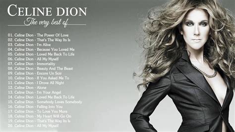 Celine Dion Greatest Hits - Love Songs Collection Celine Dion 2020 #86 ...