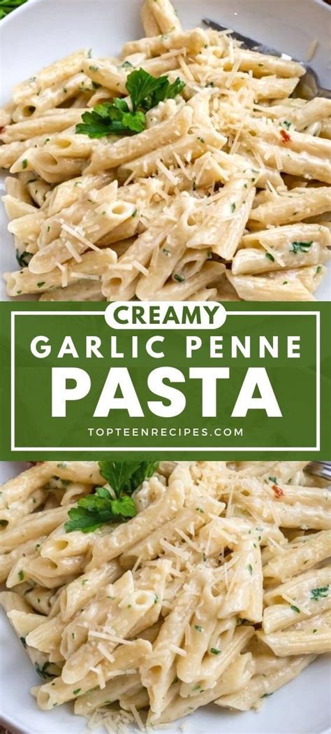 Creamy Garlic Penne Pasta | Recipe in 2024 | Cheesy pasta recipes, Easy pasta dinner, Easy pasta ...