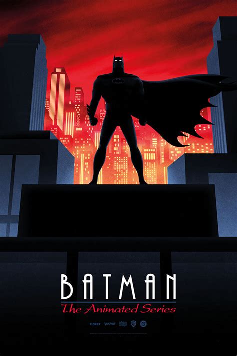 Batman The Animated Series - Variant Poster By Florey | Vice Press