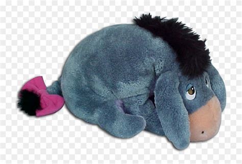 Large Plush Eeyore Winnie The Pooh Toys Disney Stuffed - Stuffed Toy, HD Png Download - 739x500 ...