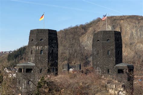 Historic Bridge Ruin of Remagen Germany Stock Image - Image of blue, german: 141588405