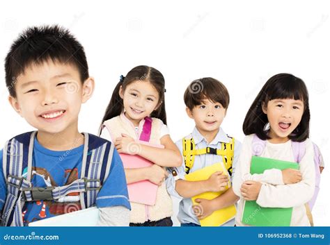 Happy Asian ChildrenÂ standing Together Stock Photo - Image of face, people: 106952368