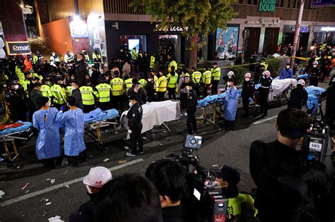 Halloween stampede in Seoul leaves at least 149 dead