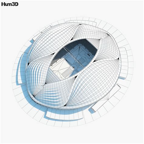 Al Janoub Stadium 3D model - Architecture on Hum3D