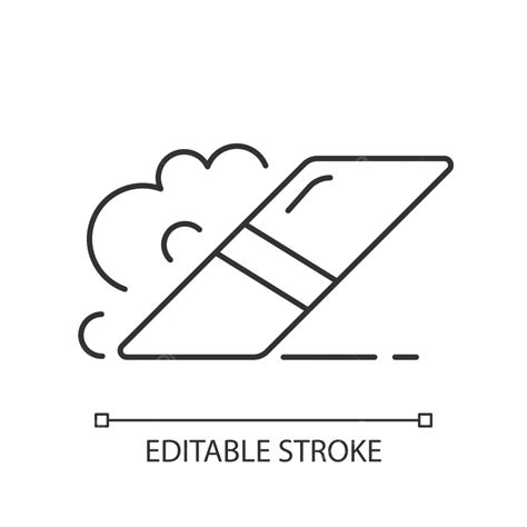 Eraser Linear Icon Mistake Classroom Tool Vector, Mistake, Classroom ...