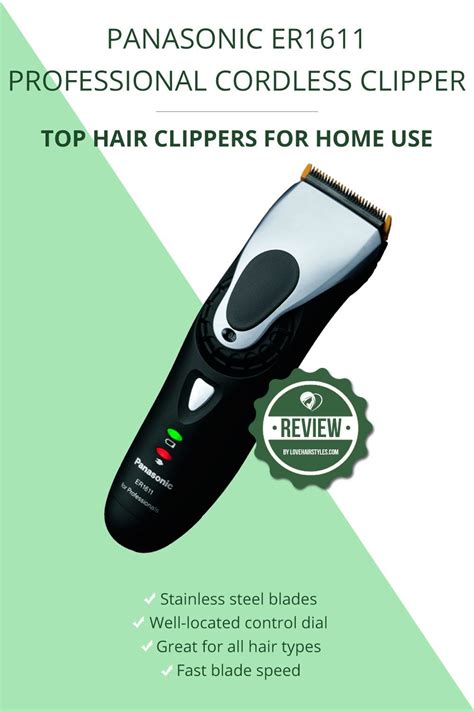 Panasonic ER1611 Professional Cordless Hair Clipper - Best Hair Clippers For Home Use # ...